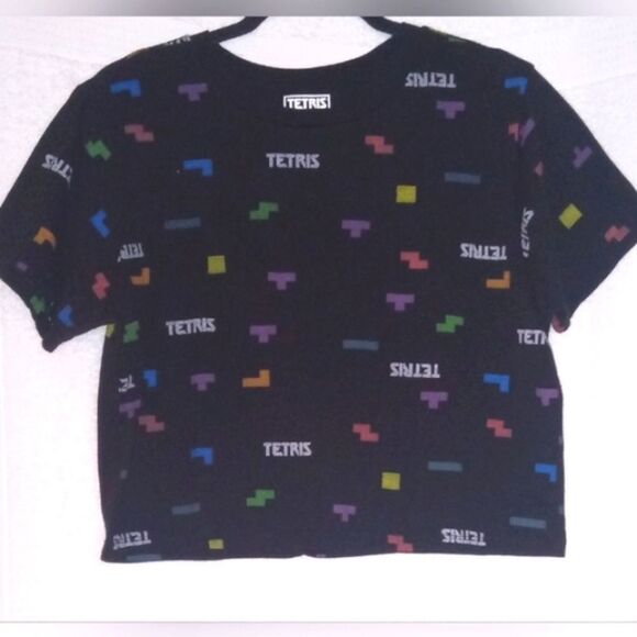 TETRIS Kids Short Sleeve Tee Shirt - Picture 1 of 3
